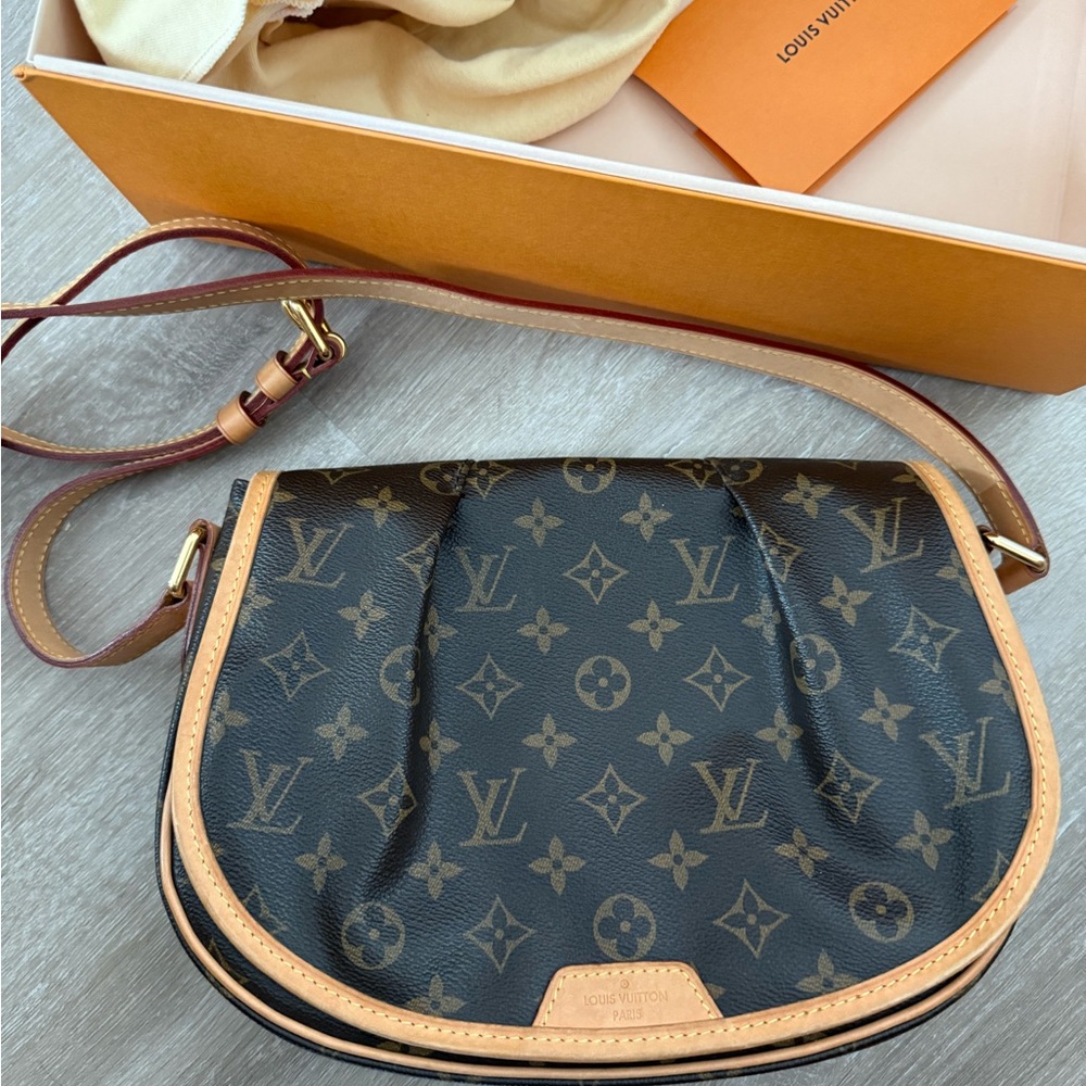 Louis Vuitton Brown Monogram Crossbody Bag